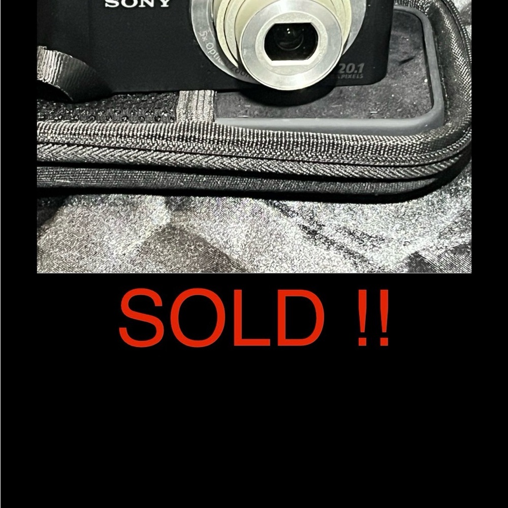 Sony Cyber-shot DSC-W800 20.1 MP 5x Optical   SOLD. SOLD